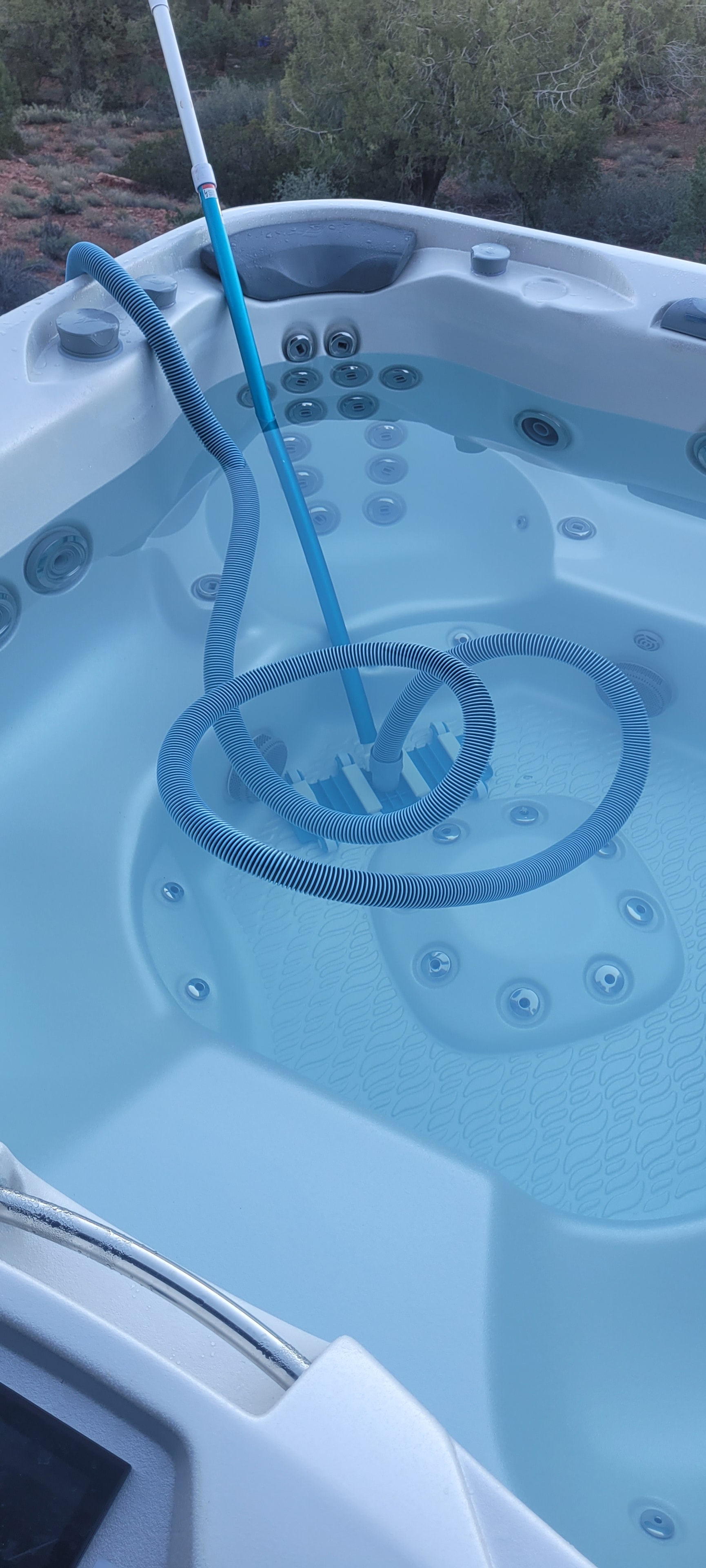 Hot tub maintenance and water treatment
